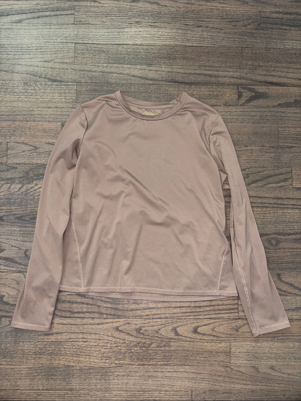 tek gear Long Sleeve Crewneck Top - Taupe